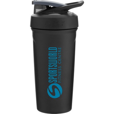 24 oz BlenderBottle Shaker Bottle Strada Stainless (Nightshade)