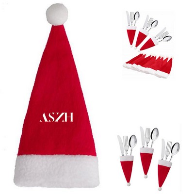 Mini Flannelette Santa Hat