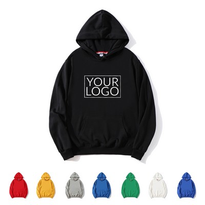 Casual Pullover Fleece Hoodie