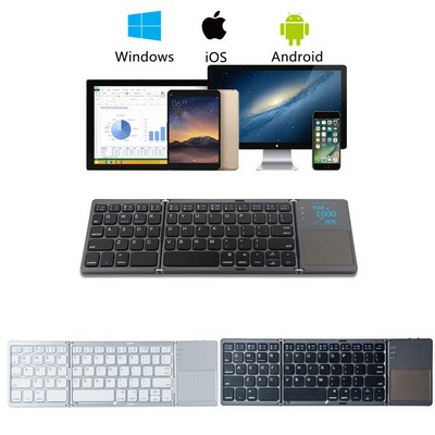 Wireless Folding Keyboard with Touchpad