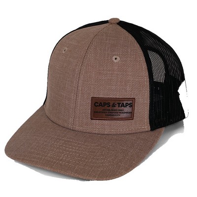 Cross Hatch Low-Profile Mesh Back Cap