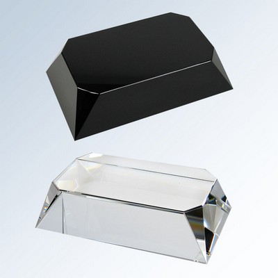 Beveled Rectangle Four Side Slant Base (Black)