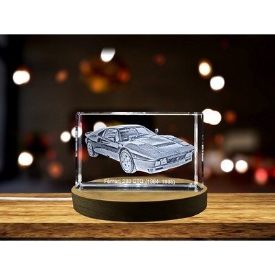Ferrari 288 GTO Crystal Sculpture