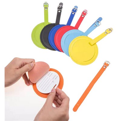 Round Luggage Tag