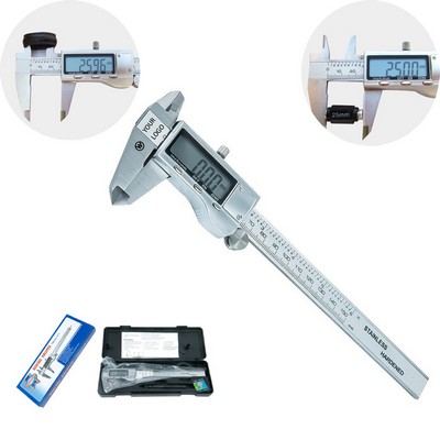 6" Stainless Steel Electronic Digital Display Vernier Caliper