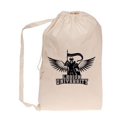 Natural Cotton Laundry Bag (1 Color Imprint)