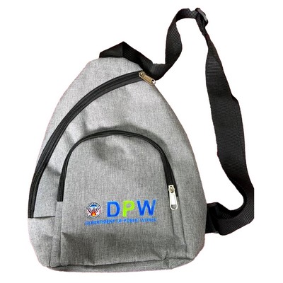 Cross body Backpack with Hit Transfer Print logo Branding