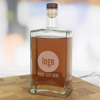 Engraved Corporate Vintage Style Decanter