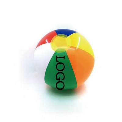 16" 6 Panels Inflatable Beach Ball