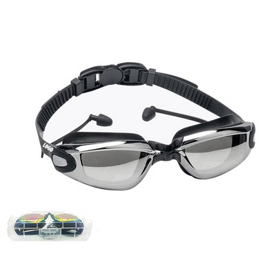 Swimming Goggles W/ Earplug & Myopia Lens