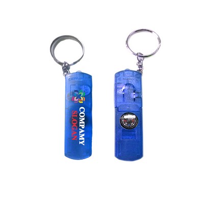 Keylight Whistle Compass 3-in-1 Keychain
