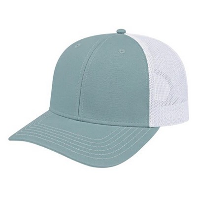 Cap America® Blank Trucker Cap w/Mesh Back