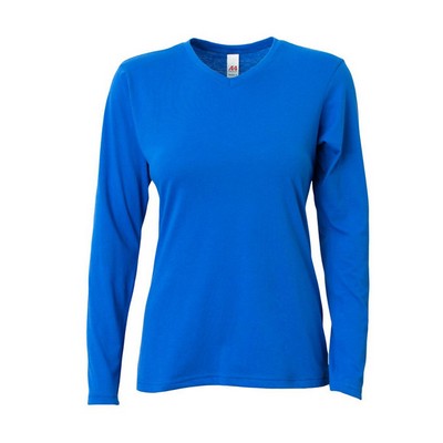 A4 Inc Womens Softek Long Sleeve Tee