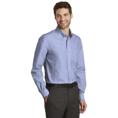 Port Authority® Tall Crosshatch Easy Care Shirt