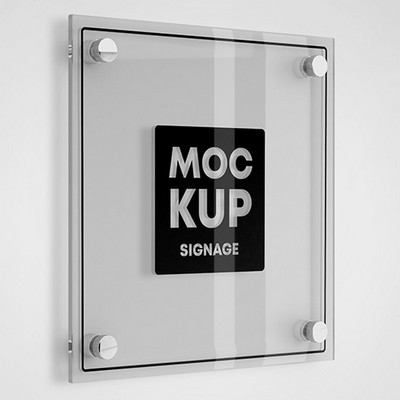 Acrylic Company Image Door Sign Plaque