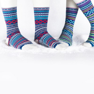 Mid Calf Winter Socks - Warm and Snug for Chilly Days - American Made