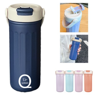 17Oz Macaron Straw Water Cup