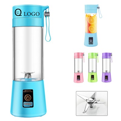 12.8 oz Automatic Mini Juicer Cup w/ 4 Blades