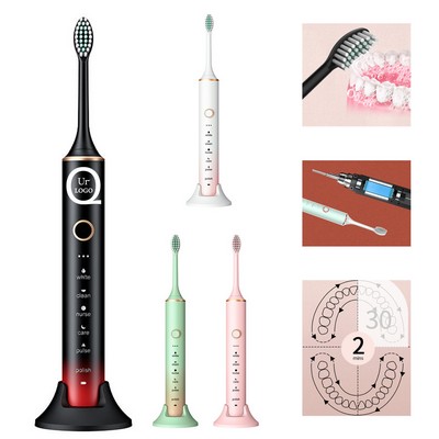 Electric Toothbrush for Adults and Kids w/ Charging Base