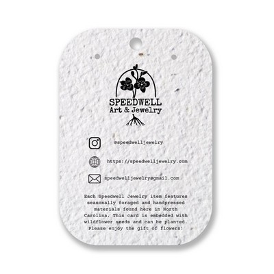 Seed Paper Jewelry Holder -