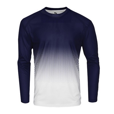 Badger Sport Hex 2.0 Long Sleeve Tee
