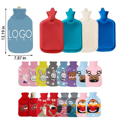 Knitted Cover Rubber Inner Liner Hot Water Bag
