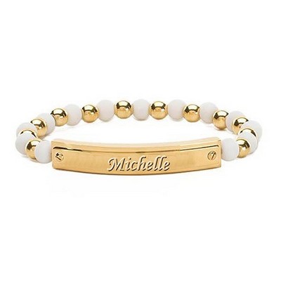 Custom FRIENDS Beaded Bracelets Beads Size 4 MM Dia. #18