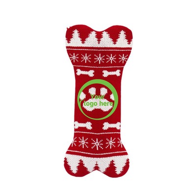 Christmas Custom Striped Knitted Decorative Socks