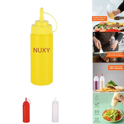 16 oz Plastic Squeeze Bottles