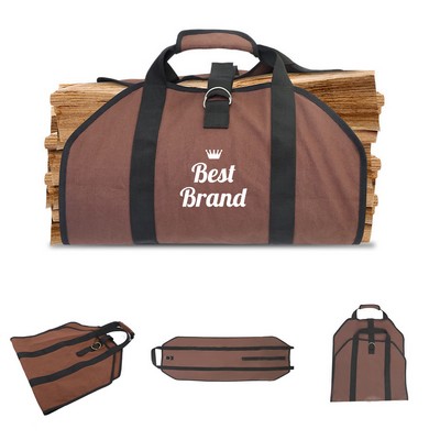 Portable Durable Firewood Storage Bag