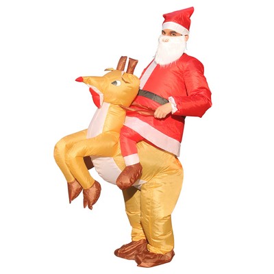 Riding Elk Inflatable Costume