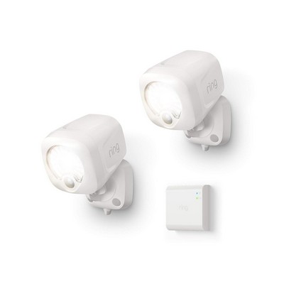 Ring Smart Lighting – Spotlight, Battery-Powered, Outdoor Motion-Sensor Security Light, White