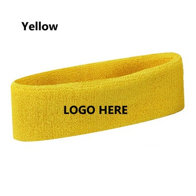 Sport Terry Sweatband Headband