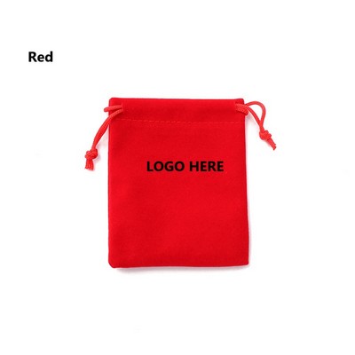 Velvet Drawstring Bags Jewelry Pouches