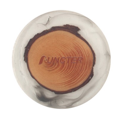 Round Epoxy Resin Coaster & Wood Coaster