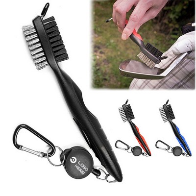 Golf Club Groove Cleaner Double Bristles Clean Tool