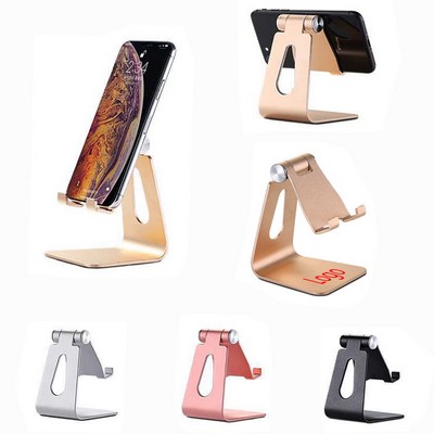 Aluminum Phone and Tablet Stand, Foldable Desktop Holder