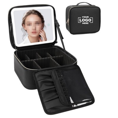 LED Lighted Makeup Mirror Bag