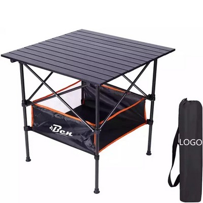 Heavy Duty Portable Folding Camping Table With Storage Bag