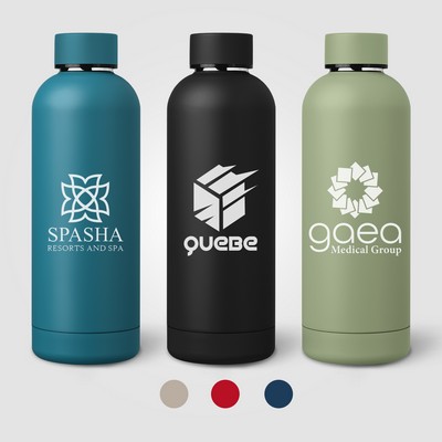 Astrid - 18 oz. Recycled Stainless Steel Double Wall Bottle - Silkscreen