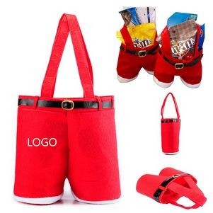 Big Size Santa Claus Reusable Shopping Tote Gift Bag