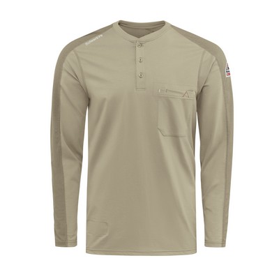 Bulwark® Men's Flex Knit Henley Shirt