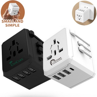Universal Travel Adapter with USB Ports