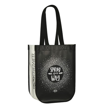 Stylish Round Cornered Laminated Custom Promotional Bag (9"x12"x4.5")