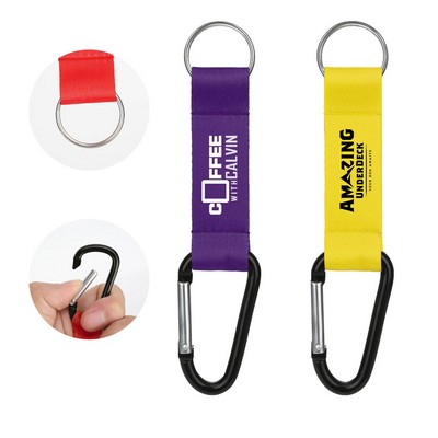 Pocket Lanyard with Carabiner & Keyring