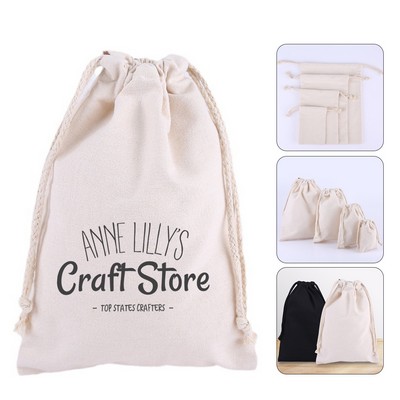 Cotton Eco-Friendly Drawstring Storage Bag