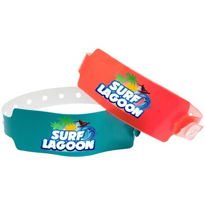 Wide Vinyl Wristbands