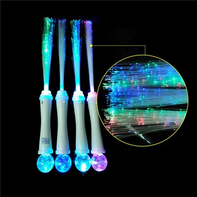 Radiant Wands W/ Fiber Crystal Balls