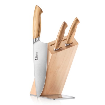 Cangshan 4-Piece Oliv Series Knife Block Set
