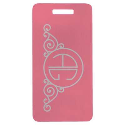 Anodized Aluminum Luggage Tag